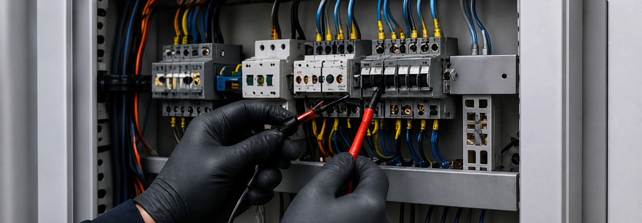 Instalación eléctrica de control industrial